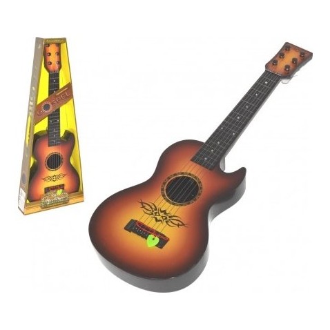 Dětská kytara s trsátkem 59cm, plast