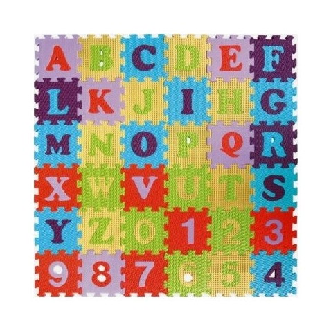 Pěnové puzzle abeceda a čísla