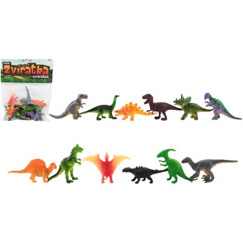 Zvířátka dinosauři mini 6-7cm 12ks