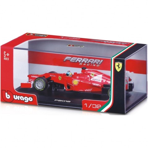 Auto Bburago 1:32 Ferrari Racing formule kov/plast 2 druhy vové krabičce 16,5x7x9