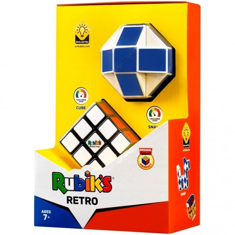 Rubikova kostka sada 2ks retro