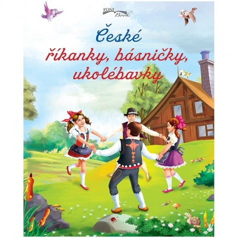 Knížka České říkanky, básničky, ukolébavky CZ verze
