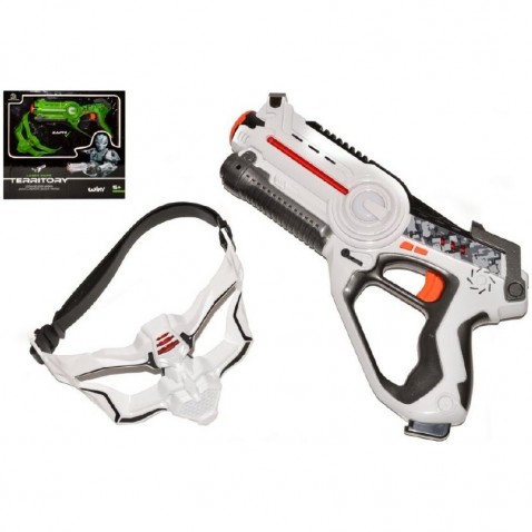 Territory laser game single set (1 pistole, 1 maska)