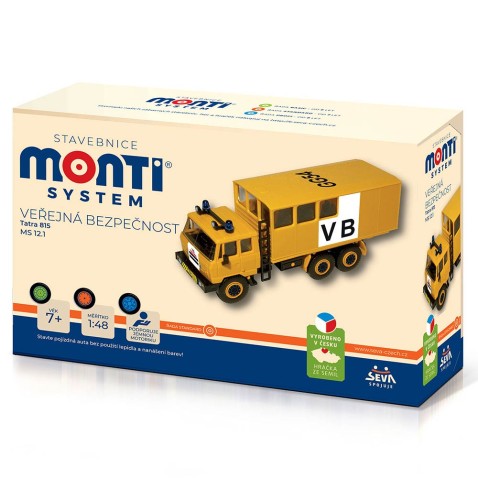 Stavebnice Monti 12.1 Tatra 815 VB Veřejná bezpečnost 1:48