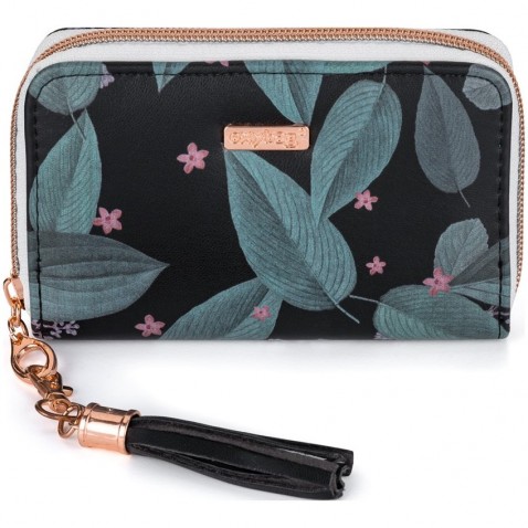 Peněženka malá Dark leaves