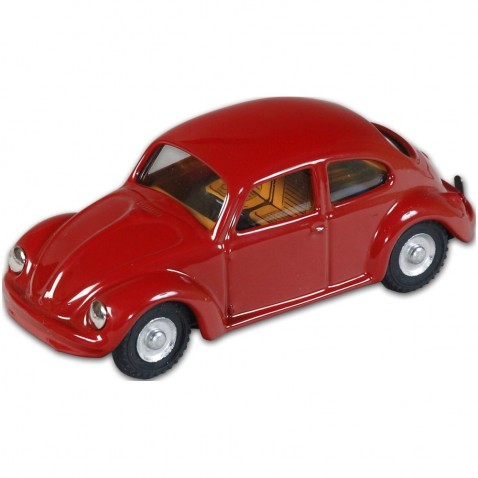 Auto VW brouk 1200 červený kov 11cm