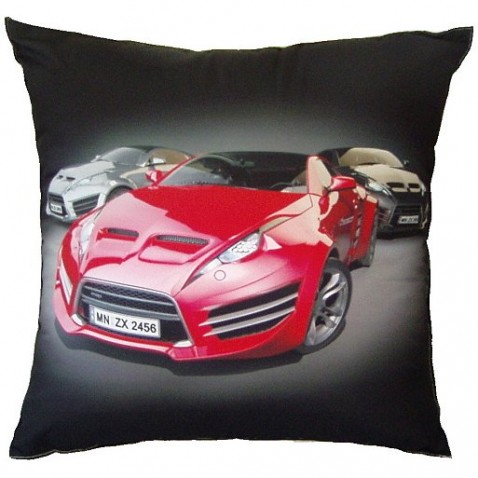 Dětský polštář Sportovní auta