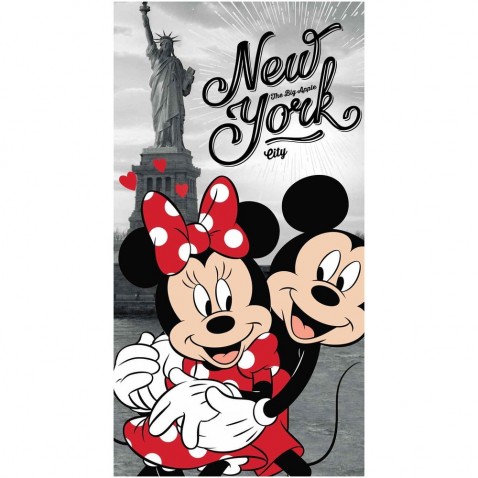 Dětská osuška Mickey a Minnie v New Yorku