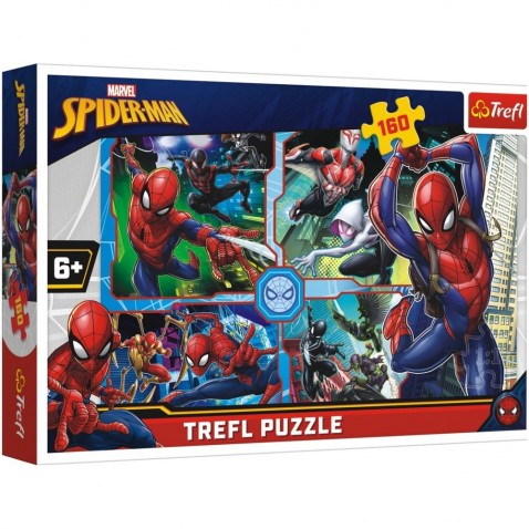 Puzzle Spiderman zachraňuje Disney koláž 160 dílků