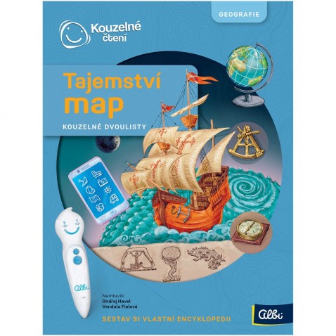 ALBI Kouzelné čtení dvoulist - Tajemství map