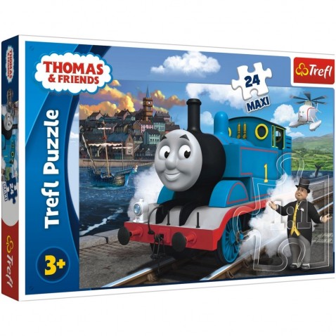 Puzzle maxi 24 dílků Mašinka Tomáš Tomášův šťastný den