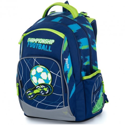 Školní batoh OXY Style Mini football blue 21