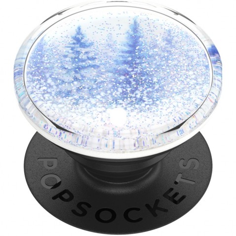 PopSockets PopGrip Gen.2, Tidepool Snowglobe Forest, zimní les v tekutině se sněhem