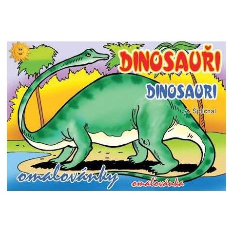 Omalovánky A5 Dinosauři