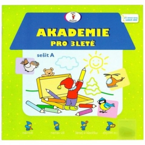 Omalovánky naučné AKADEMIE 3 roky