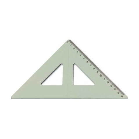 Trojúhelník KOH-I-NOOR 45/177 s ryskou kouřový