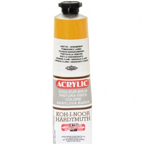 Akrylová barva KOH-I-NOOR žluť tmavá 40ml