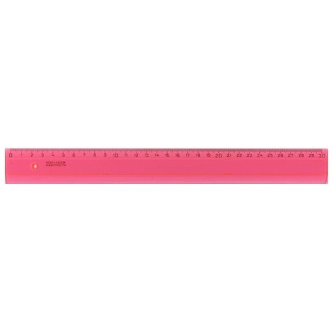 Pravítko KOH-I-NOOR 30 cm růžové