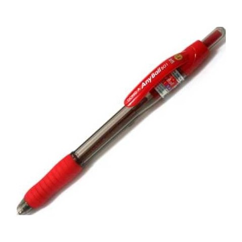 Pero kuličkové Any Ball 1,4mm červené