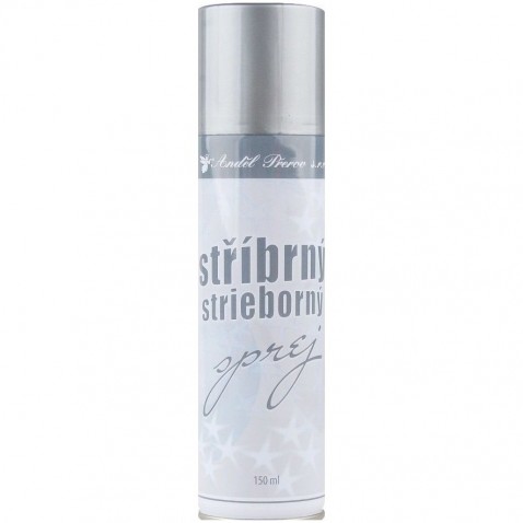 Sprej stříbrný 150 ml dekorační