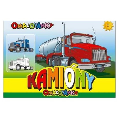 Omalovánky A5 Kamióny