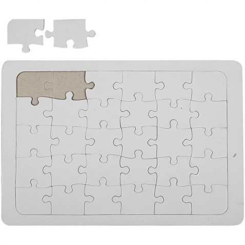Puzzle k domalování A4 21x30 cm