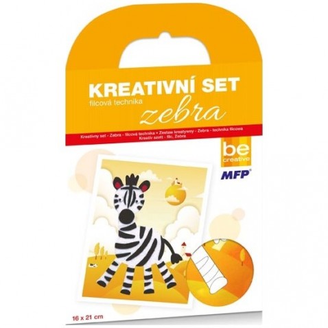 Kreativní set filcová technika Zebra