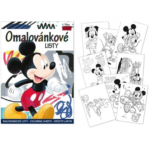 Omalovánky A4 Mickey