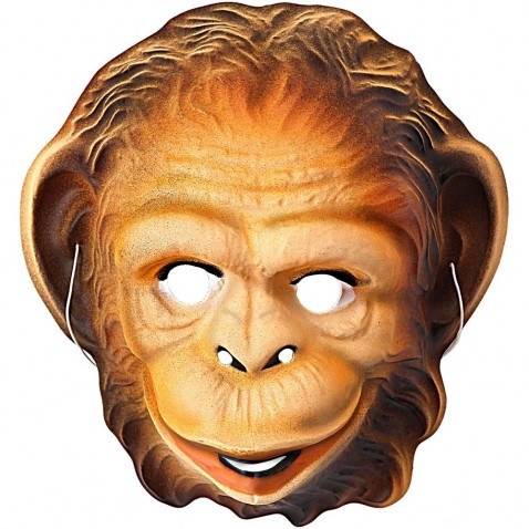Karnevalová maska Opice dětská plast