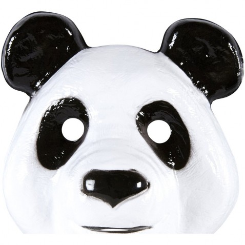 Karnevalová maska Panda dětská plast
