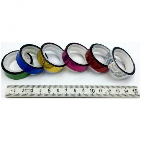 Páska lepící dekorační 12x10 12 ks