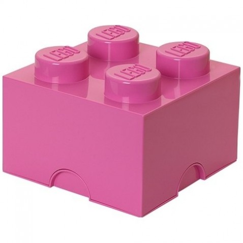 LEGO úložný box 4 - růžový