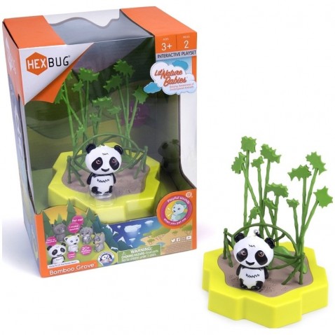 HEXBUG Lil Nature Babies - Panda Lin a houpačka, malý set