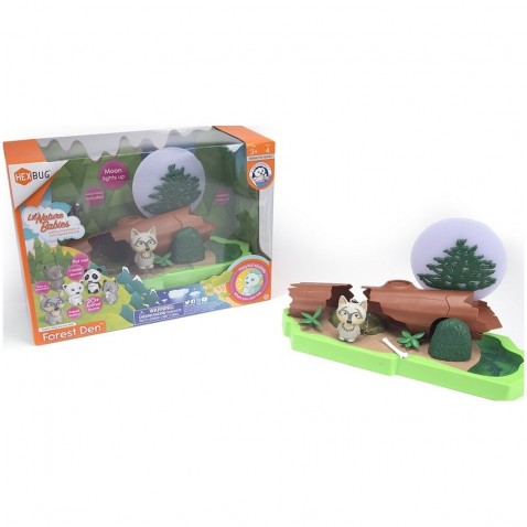 HEXBUG Lil Nature Babies - Vlk Waya a lesní doupě, velký set