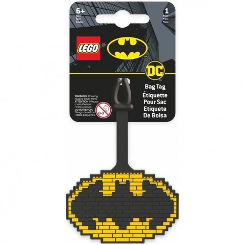 LEGO DC Super Heroes Jmenovka na zavazadlo - Batman logo