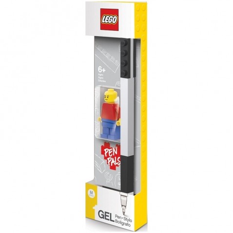 LEGO Gelové pero s minifigurkou, černé - 1 ks