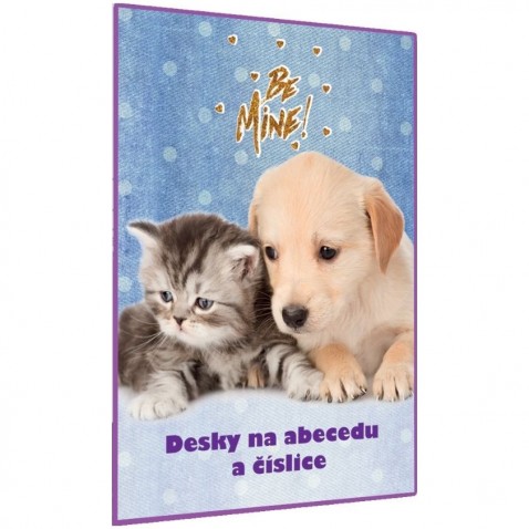 Desky na abecedu a číslice mazlíčci