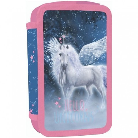 Třípatrový penál prázdný Unicorn 1