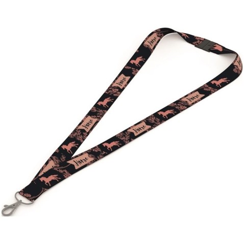 Klíčenka s karabinkou kůň romantic