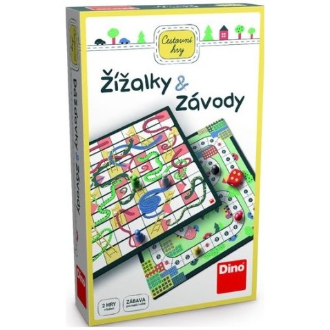 Dino Žížalky a Závody cestovní hra