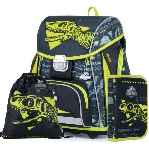 Školní aktovka Oxybag PREMIUM Jurassic World 3dílný set