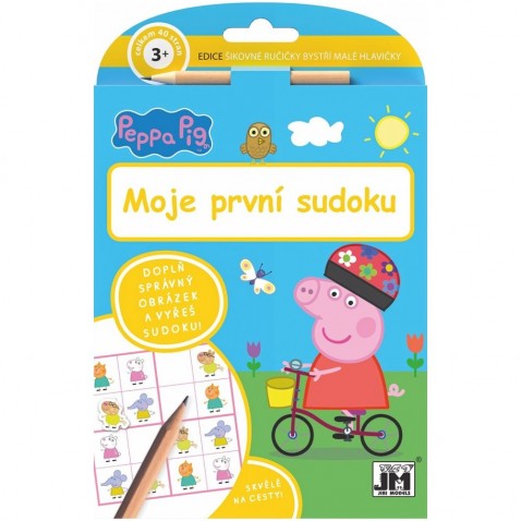 Moje první sudoku s tužkou Peppa Pig se samolepkami