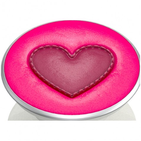 PopSockets PopGrip Gen.2, Stitched Love Heart, umělá kůže, 3D srdíčko