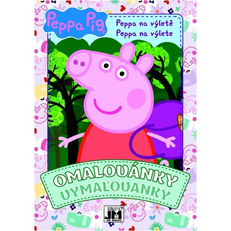 Omalovánky A5 Prasátko Peppa na výletě