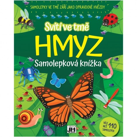 Samolepková knížka Svítí ve tmě Hmyz