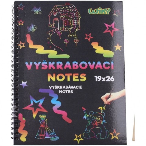 Wiky Vyškrabovací notes 10 listů 26x19cm