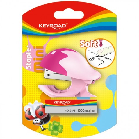 Sešívačka Keyroad mini růžová