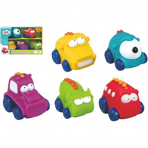 Autíčko Monster 5ks guma 7cm