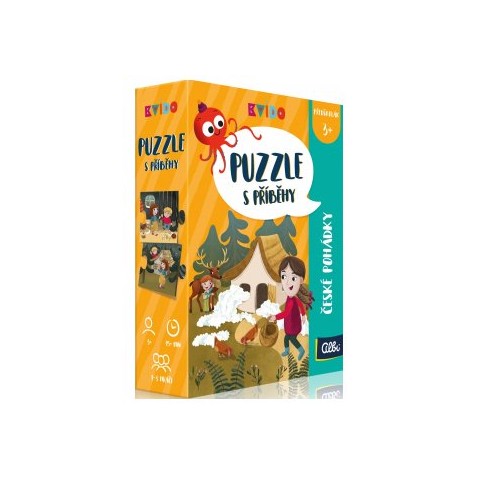 ALBI Kvído Puzzle s příběhy - české pohádky