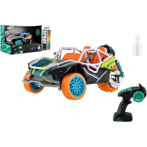 Auto RC/tříkolka vypouštějící páru
